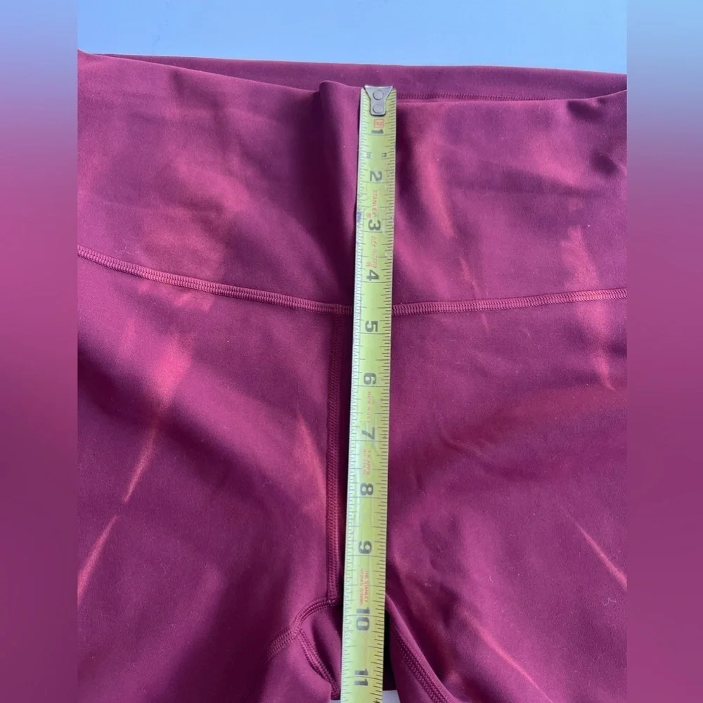Lululemon Athletica Deep Red tie dye Leggings